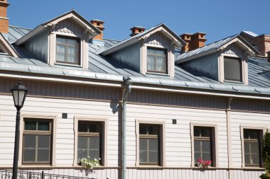 Rusya 'nın Valaam adasındaki tarihi bir binanın tavan arası..