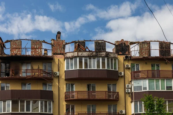 Terör saldırısı. Ukrayna, Rusya savaşı. Irpen. Rus istilacılardan sonra Irpin. - 05.16.2022 IRPIN. UKRAİNA