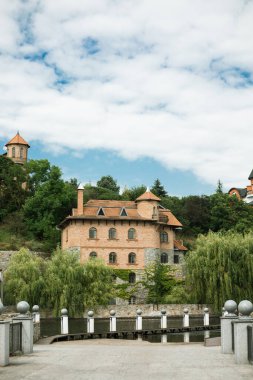 Parkın güzel manzarası. Ukrayna