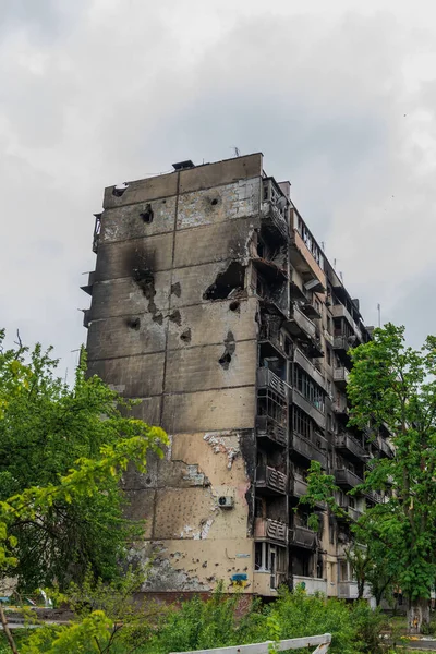 Terör saldırısı. Ukrayna, Rusya savaşı. Irpen. Rus istilacılardan sonra Irpin. - 05.18.2022 IRPIN. UKRAİNA