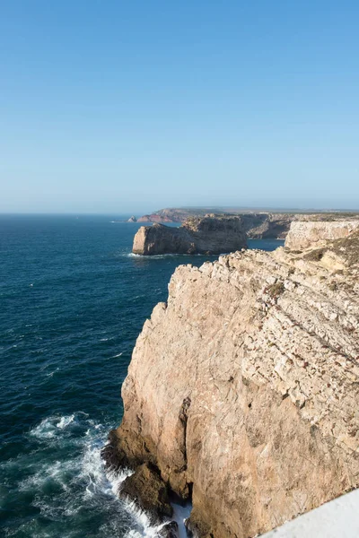 ヨーロッパの終わりからの美しい景色 ポルトガルのサンビンセント岬 ヨーロッパ — ストック写真
