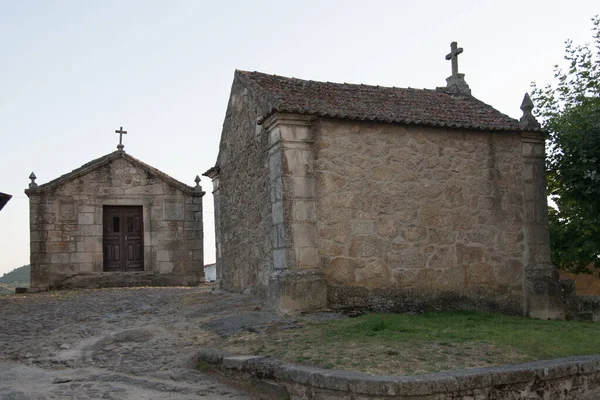 Capilla Del Calvario Piedra Belmonte Portugal Belmonte Pequeño Pueblo Lindo — Foto de Stock