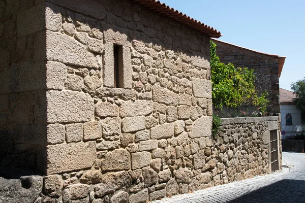 Schilderachtige Stenen Huizen Castelo Novo Portugal Europa — Stockfoto