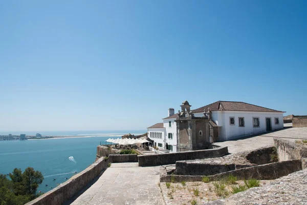 Vista Dalla Cima Del Forte San Filippo Setubal Portogallo Giornata — Foto Stock