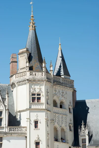 Κεντρικός Πύργος Του Κάστρου Της Νάντη Γαλλία Ευρώπη — Φωτογραφία Αρχείου