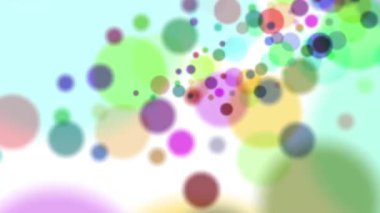 Renkli çemberler devamlı dönüyor, parlak ve güzel görünüyorlar..