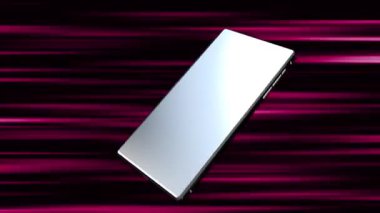 Cep telefonu döndü ve ekran yeşile döndü..