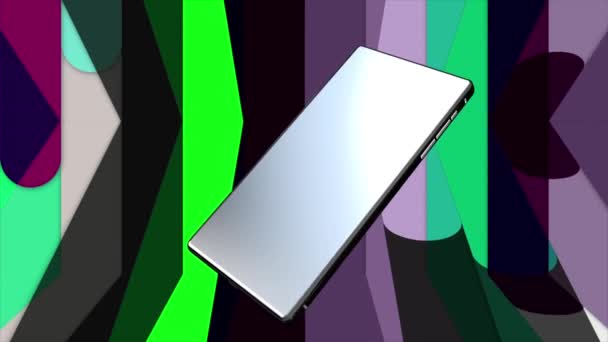 Cellulare Vortice Sfondo Colorato — Video Stock