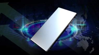 Cep telefonları arka planda rastgele numaralarla sürekli yer kaplar..