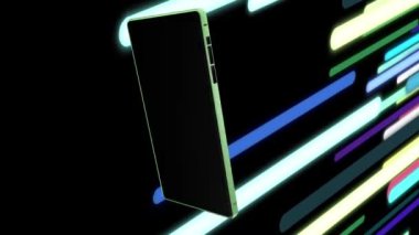 Cep telefonu döndü ve ekrandan bir simge fırladı.