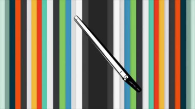 Renkli hatlar ve yeşil ekran üzerinde cep telefonu girdapları.