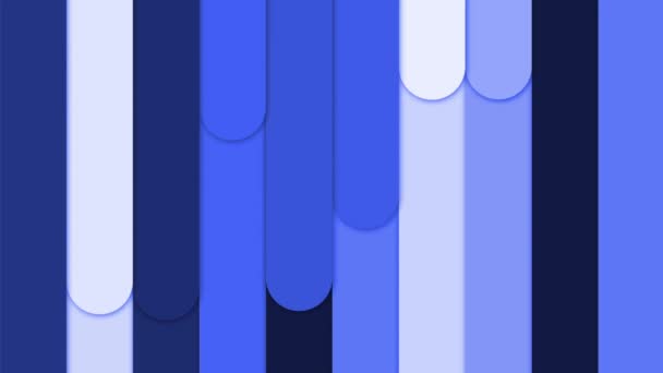 Colorful Lines Move Continuously Looks Bright Beautiful — Vídeo de Stock