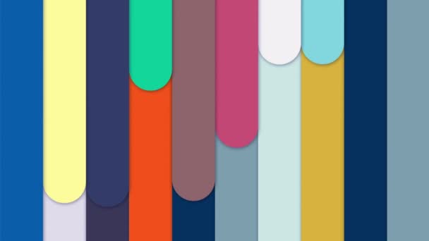 Colored Lines Move Continuously Look Bright Beautiful — Vídeo de stock