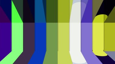 Renkli çizgiler parlak ve güzel görünmek için sürekli hareket ediyor..