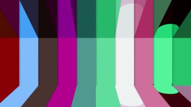 Renkli çizgiler parlak ve güzel görünmek için sürekli hareket ediyor..