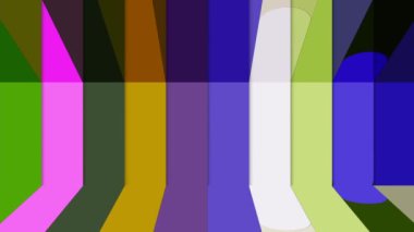 Renkli çizgiler parlak ve güzel görünmek için sürekli hareket ediyor..