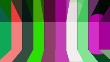 Renkli çizgiler parlak ve güzel görünmek için sürekli hareket ediyor..