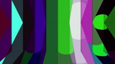Renkli çizgiler parlak ve güzel görünmek için sürekli hareket ediyor..