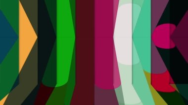 Renkli çizgiler parlak ve güzel görünmek için sürekli hareket ediyor..