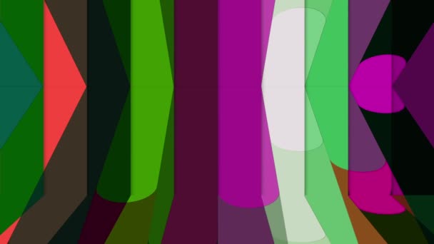 Colored Lines Move Continuously Look Bright Beautiful — Vídeo de Stock