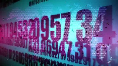 Devamlı rastgele sayılar uzaya yayıldı, modern ve güzel görünüyordu..