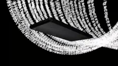 Cep telefonları sürekli ekranda yanıp sönen numaralarla bir çember üzerinde rastgele numaralar ve harflerle dönüyor.
