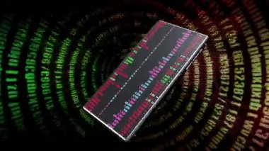 Telefon döndü ve borsa numaraları ekranda rastgele numaraların arka planında sürekli yanıp sönüyordu..