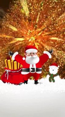 Santa Kos arkasından tezahürat yaptı. Bir ışık pırıltısı gibi sürekli parlıyordu..