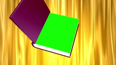 Kitap yavaşça açıldı, modern ve güzel görünüyordu..