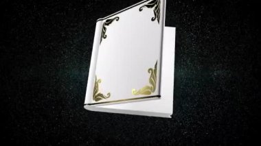 Kitap yavaşça açıldı, modern ve güzel görünüyordu..