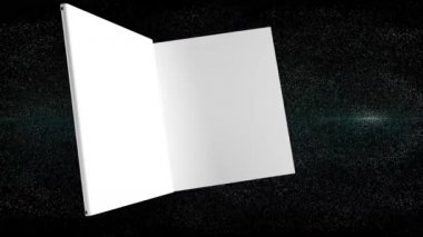 Kitap yavaşça açıldı, modern ve güzel görünüyordu..