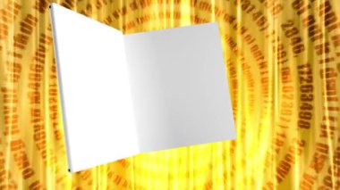 Kitap yavaşça açıldı, modern ve güzel görünüyordu..