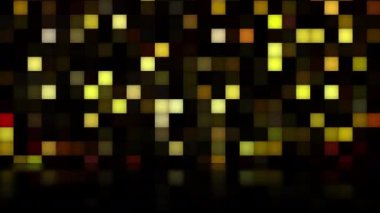 Renkli şebekeler uzaya yayılmış ve sürekli yanıp sönüyordu..