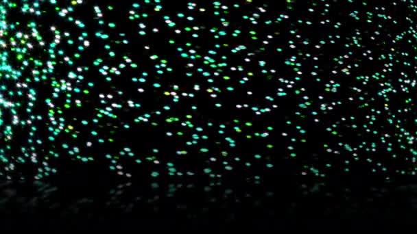 Sürekli Yanıp Sönen Bir Işık Girdabı Uzaya Yayıldı Gölgeler Aşağıya — Stok video