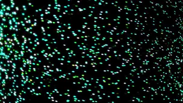 宇宙空間に広がる光の連続的な渦 — ストック動画