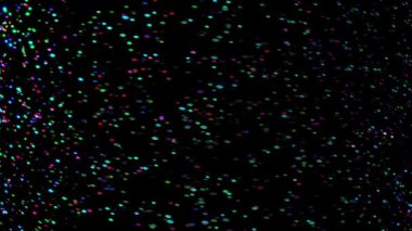 Parıldayan ışığın sürekli girdabı uzaya yayıldı..