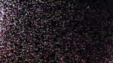 Parlak renkli ovalar modern bir görünüş için uzayda sürekli yanıp sönüyordu..