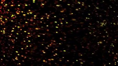 Parlak renkli ovalar modern bir görünüş için uzayda sürekli yanıp sönüyordu..