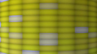 Işık sürekli yanıp sönüyor ve bir gölge aşağıya düşüyor..