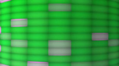 Işık sürekli yanıp sönüyor ve bir gölge aşağıya düşüyor..