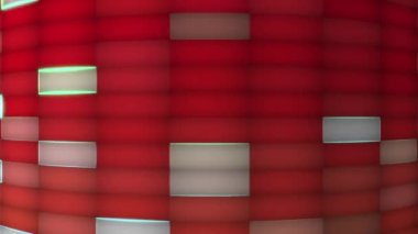 Işık sürekli yanıp sönüyor ve bir gölge aşağıya düşüyor..