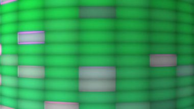 Işık sürekli yanıp sönüyor ve bir gölge aşağıya düşüyor..