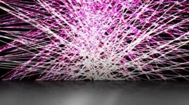 Işık sürekli yanıp sönüyor ve bir gölge aşağıya düşüyor..