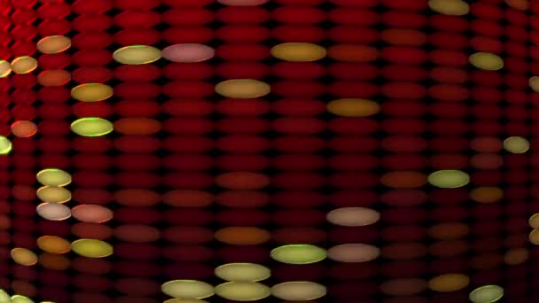 Des Lumières Ovales Clignotantes Répandent Continuellement Dans Espace Recherche Moderne — Video