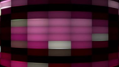 Renkli şebekeler uzaya yayılmış ve sürekli yanıp sönüyordu..