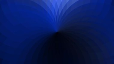 Renkli çizgiler bir çiçeğin yüzgeçleri gibi birbiriyle örtüşüyor..