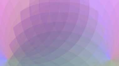 Renkli çizgiler bir çiçeğin yüzgeçleri gibi birbiriyle örtüşüyor..