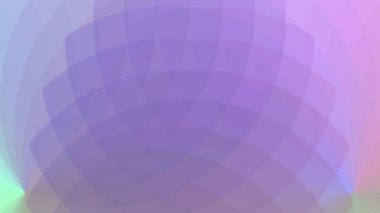 Renkli çizgiler bir çiçeğin yüzgeçleri gibi birbiriyle örtüşüyor..