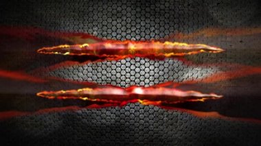 Işık metalik bir arkaplanda sürekli hareket eder.