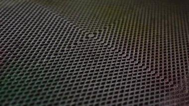 Işık metalik bir arkaplanda sürekli hareket eder.